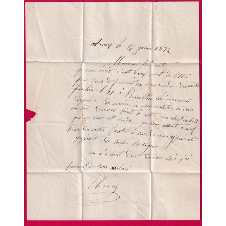 TAXE N°5 CAD TYPE 16 BELLEY + CAD TYPE 24 ROSSILLON AIN POUR LA MONTAGNE D'AMBLEON LETTRE COVER