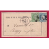 N°37 + 20 PC DU GC 1307 DIJON COTE D'OR 8 SEPTEMBRE 1871 POUR BRAZEY EN PLAINE LETTRE COVER