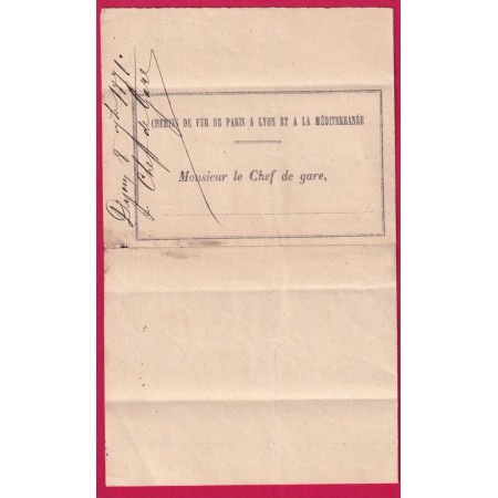 N°37 + 20 PC DU GC 1307 DIJON COTE D'OR 8 SEPTEMBRE 1871 POUR BRAZEY EN PLAINE LETTRE COVER