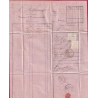 N°55 60 GC 697 CAEN CALVADOS POUR BLAYE GIRONDE LETTRE COVER