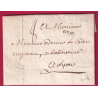MARQUE GRAY HAUTE SAONE 1762 LENAIN N°2 POUR LYON RHONE LETTRE COVER