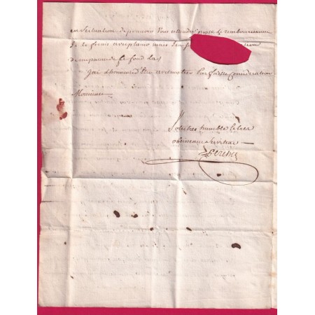 MARQUE GRAY HAUTE SAONE 1762 LENAIN N°2 POUR LYON RHONE LETTRE COVER