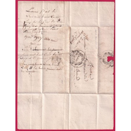 LETTRE EN FRANCHISE MAIRIE LE GRAND ABBERGEMENT AIN 1835 POUR BRENOD LETTRE COVER
