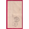 CAD TYPE 15 FLOGNY AUBE OR DE COUSSEGREY AUBE TAXE TAMPON 30 POUR DANNEMOINE PRES TONNERRE LETTRE COVER