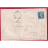 N°22 GC 3585 ST ETIENNE LES ORGUES BASSES ALPES CAD TYPE 22 POUR APT VAUCLUSE LETTRE COVER