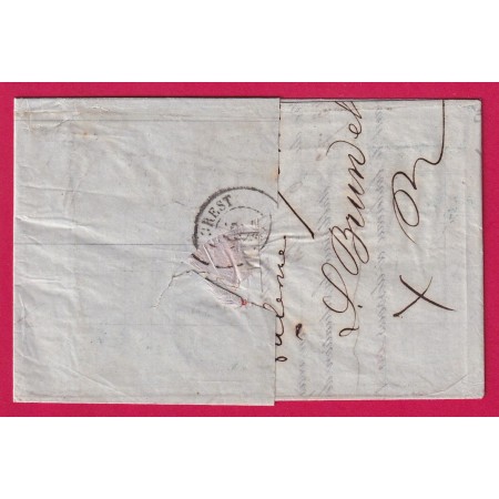 N°16 PC 3471 VALENCE SUR RHONE DROME APRES LE DEPART POUR CREST LETTRE COVER