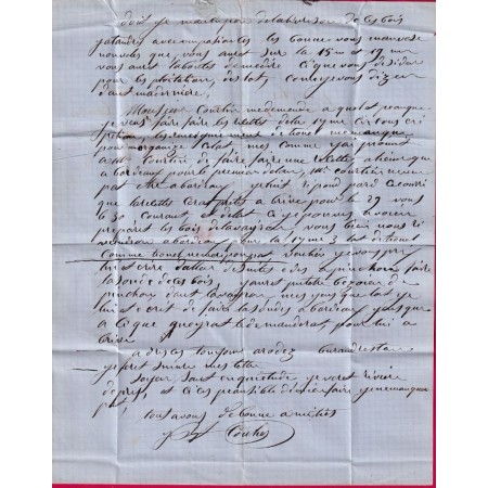 N°22 PC DU GC 3180BIS RODEZ AVEYRON POUR PARIS INDICE 20 LETTRE COVER