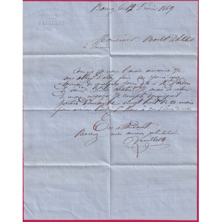 N°23 GC 564 BOURG EN BRESSE LETTRE CHARGE POUR ROMANECHE SAONE ET LOIRE LETTRE COVER