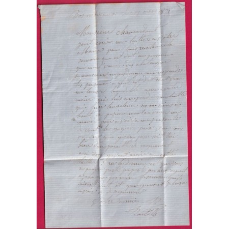 N°29 GC 573 BOURGANEUF CREUSE BOITE RURALE L BOSMOREAU LES MINES POUR VALLIERE LETTRE COVER