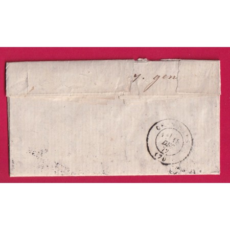 N°60 GC 4975 CIRY LE NOBLE SAONE ET LOIRE CAD TYPE 24 POUR CHAROLLES INDICE 12 LETTRE COVER