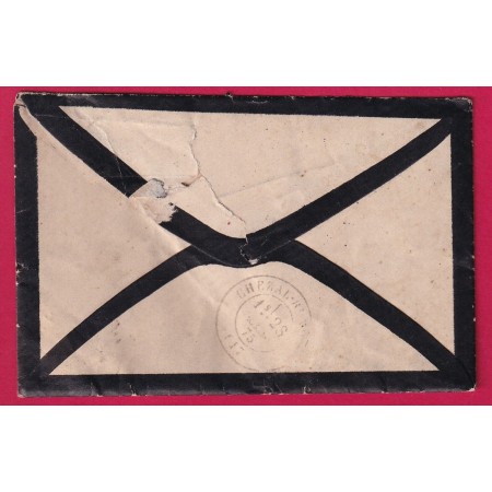 N°60 TIMBRE REUTILISE FRAUDE POSTALE NON TAXEE GC 2211 MAREUIL SUR ARNON CHER POUR CHEZAL BENOIT LETTRE COVER