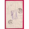 N°90 X2 ROUEN BOURSE TAXE 60C NOIR DUVAL N°21 ST CALAIS SARTHE 1885 LETTRE COVER