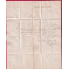 N°60 GC 1533 FOIX SUR ARIEGE BOITE RURALE L GANAC ETIQUETTE AU DOS POUR CASTRES TARN LETTRE COVER