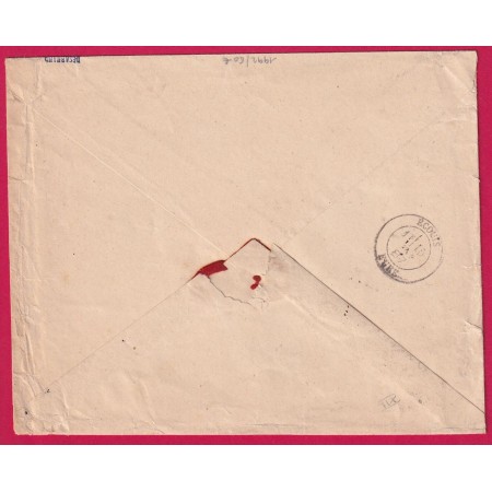 LETTRE NON AFFRANCHIE PARIS DEPART 1887 TAXE A 90C 60C+30C ECOUIS EURE N° 18 21 LETTRE COVER