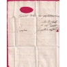 MARQUE NIMES GARD 1752 LENAIN N°5 INDICE 11 POUR LYON RHONE LETTRE COVER
