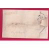 MARQUE 70 PERRECY SAONE ET LOIRE 1829 POUR AUTUN INDICE 11 LETTRE COVER