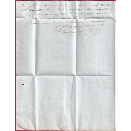MARQUE 54 L'ORIENT LORIENT MORBIHAN 1793 POUR BORDEAUX INDICE 10 LETTRE COVER