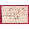 MARQUE 64 ST PALAIS BASSES PYRENEES POUR PARIS 1811 LETTRE COVER