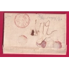MARQUE 64 ST PALAIS BASSES PYRENEES POUR PARIS 1811 LETTRE COVER