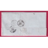 N°14 PC 1391 GEVREY CHAMBERTIN COTE D'OR OR PELLEREY POUR LYON LA GUILLOTIERE LETTRE COVER