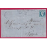 N°14 PC 1902 MARTIGNE FERCHAUD ILLE ET VILAINE CAD TYPE 22 POUR NANTES LETTRE COVER