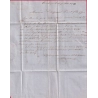 N°14 PC 1003 COURTHEZON VAUCLUSE CAD TYPE 22 POUR LYON INDICE 12 LETTRE COVER