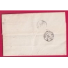 N°22 CAD TYPE 15 ORLEANS LOIRET TARIF IMPRIME DOUBLE PORT FAIRE PART DE MARIAGE JONZAC CHARENTE INFERIEURE LETTRE COVER