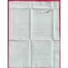 MARQUE VILLENEUVE D'AGEN LOT ET GARONNE 1787 LENAIN N°4 INDICE 10 POUR BORDEAUX LETTRE COVER