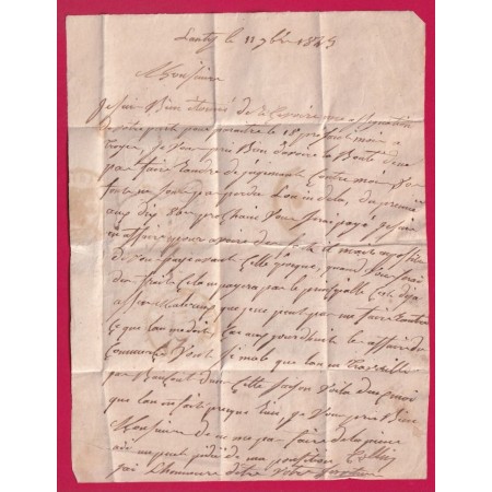 CAD TYPE 13 CHATEAU VILLAIN HAUTE MARNE BOITE RURALE O LANTY AUBE POUR TROYES DECIME RURAL LETTRE COVER