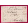 CAD TYPE 13 STRASBOURG BAS RHIN 1841 + PP POUR MANNHEIM ALLEMAGNE MARQUE ARRIVE AU DOS LETTRE COVER