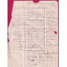 CAD TYPE 13 STRASBOURG BAS RHIN 1841 + PP POUR MANNHEIM ALLEMAGNE MARQUE ARRIVE AU DOS LETTRE COVER