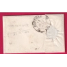 CAD TYPE 13 ANDELOT HAUTE MARNE BOITE RURALE A RIMAUCOURT + DECIME RURAL 1836 POUR JOINVILLE LETTRE COVER