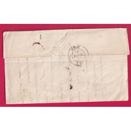 CAD TYPE 15 PRIVAS ARDECHE OR FLAVIAC + DECIME RURAL POUR LYON LETTRE COVER