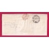 CAD TYPE 14 ROMANECHE SAONE ET LOIRE BOITE RURALE C VILLIE MORGON RHONE 1851 POUR VILLEFRANCHE SUR SAONE LETTRE COVER