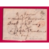 CAD TYPE 15 NOVION PORCIEN ARDENNES OR FAISSAULT + DECIME RURALE TAXE MODIFIEE POUR TROYES AUBE LETTRE COVER
