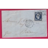 N°14 PARIS ETOILE BLEU + CAD BLEU POTHION 1342 1ER 60 POUR BORDEAUX INDICE 24 LETTRE COVER