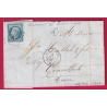 N°22 GC 3608 ST GAUDENS HAUTE GARONNE BOITE RURALE K MIRAMONT DE COMMINGUES POUR GRAULHET TARN 1867 LETTRE COVER