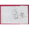 N°22 GC 3608 ST GAUDENS HAUTE GARONNE BOITE RURALE K MIRAMONT DE COMMINGUES POUR GRAULHET TARN 1867 LETTRE COVER