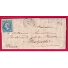 N°22 GC 106 ANIANE HERAULT OR ST GUILHEM LE DESERT POUR MONTPELLIER LETTRE COVER