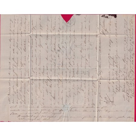N°29 GC 2316 MENTON ALPES MARITIMES TAXE TAMPON 4 AFFRANC INSUFF POUR TAIN DROME LETTRE COVER