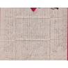 N°29 GC 2316 MENTON ALPES MARITIMES TAXE TAMPON 4 AFFRANC INSUFF POUR TAIN DROME LETTRE COVER