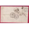 N°29 GC 676 BURZET ARDECHE CAD TYPE 22 ¨POUR LYON RHONE 1869 LETTRE COVER