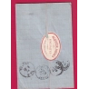 N°59 60 GC 3153 RIVESALTES PYRENES ORIENTALES POUR COLMAR ALSACE LORRAINE ALLEMAGNE LETTRE COVER ETIQUETTE PUB