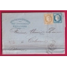 N°55 60 GC 568 BOURG SUR GIRONDE POUR COLMAR ALSACE LORRAINE ALLEMAGNE LETTRE COVER