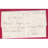 LETTRE PAR PORTEUR POUR LE CARDINAL FESCH ONCLE DE NAPOLEON PARIS 1813 TEXTE DE LYON RHONE LETTRE COVER