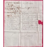 MARQUE 33 PEZENAS HERAULT POUR ST PIERRE D'ALBIGNY SAVOIE ETAT SARDE 1820 MARQUE CF3R TAXE 17 LETTRE COVER