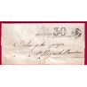 FRANCHISE PREFET DE L' AIN 1864 POUR ST NIZIER LE BOUCHOUX LETTRE COVER