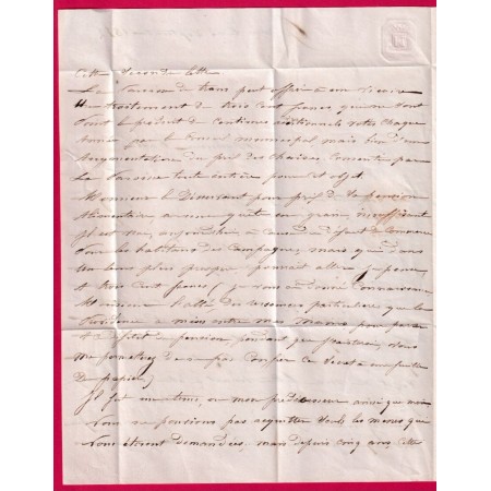 CURSIVE 42 JOUE SUR ERDRE LOIRE INFERIEURE BOITE RURALE C TRANS TAXE LOCALE 1 POUR NANTES INDICE 16 LETTRE COVER