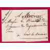 MARQUE PORT PAYE PARIS  POUR LONS LE SAULNIER JURA 1816 LETTRE COVER