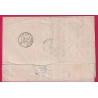 N°14Ae BLEU SUR LILAS PC 1727 LILLE NORD POUR HENIN LIETARD 1858 LETTRE COVER